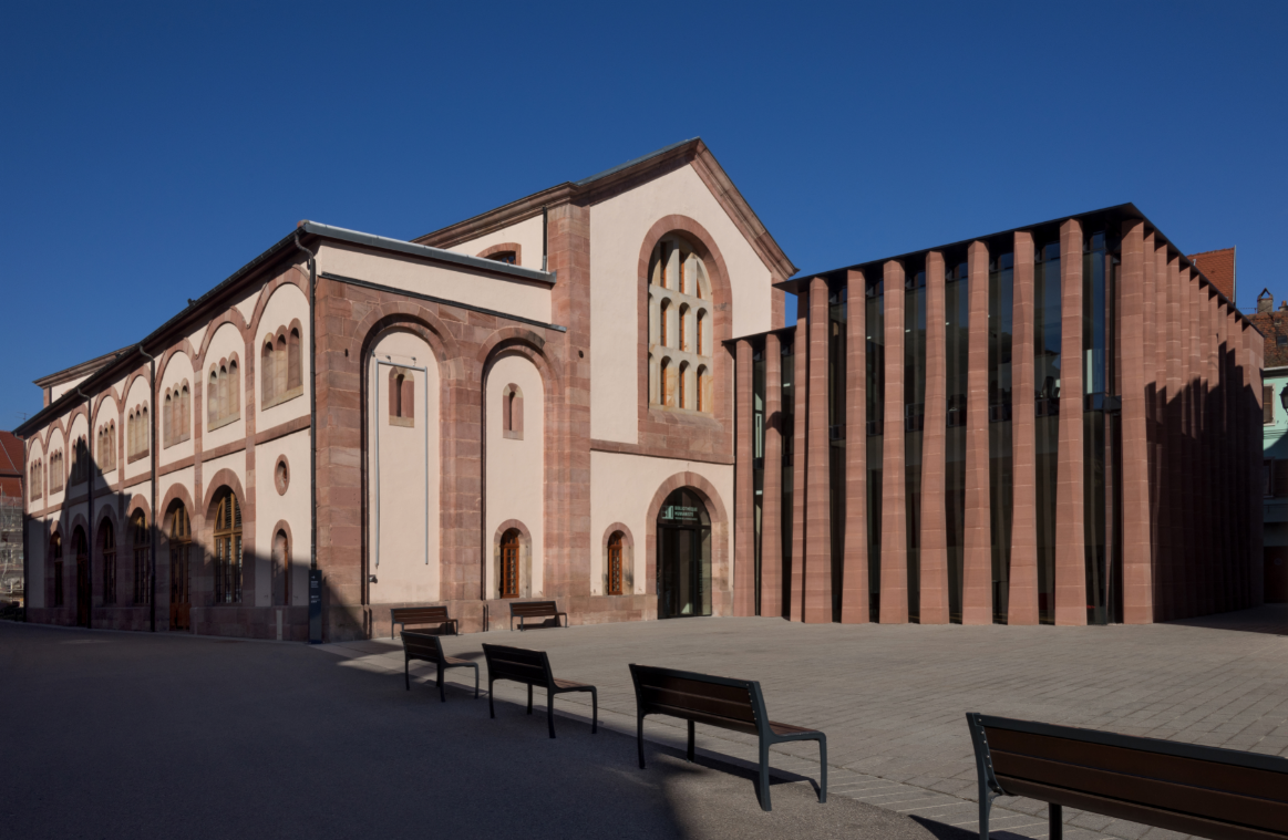 Bibliotheque Humaniste de-Selestat ; Rudy Ricciotti ; architecte ; monument ; Lisa Ricciotti